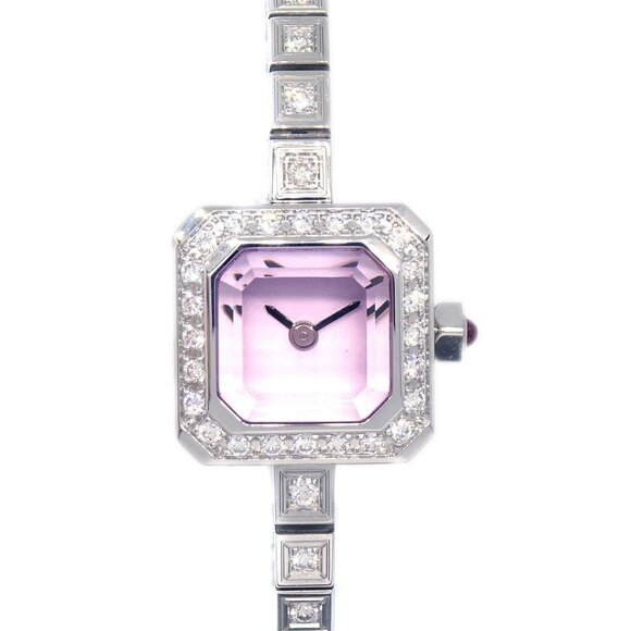 Corum Sugar Cube Ref.137.427.47 Quartz Watch SS Diamond 175748 - Picture 1 of 6
